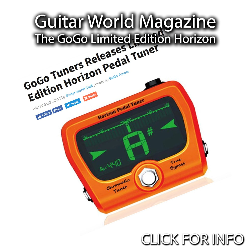 GUITAR WORLD, NAMM 2017: GOGO TUNERS RELEASES LIMITED EDITION HORIZON PEDAL TUNER